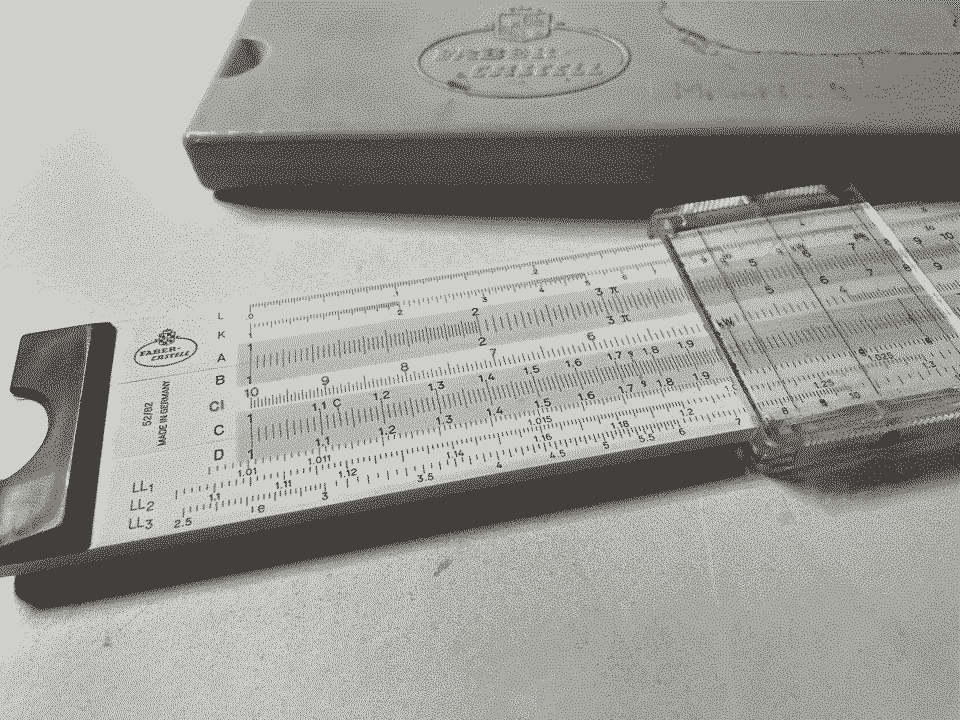 A slide ruler